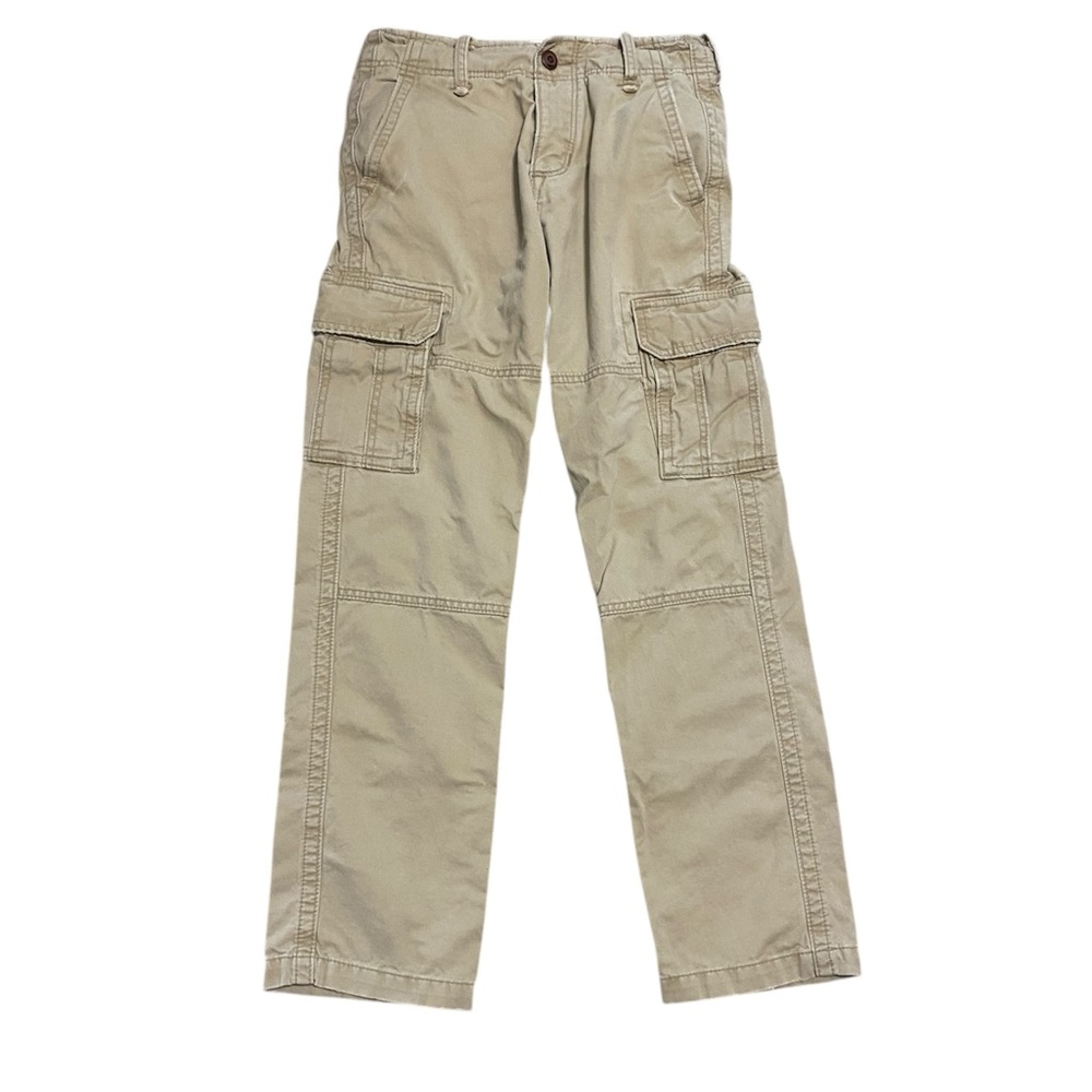 Hollister Men's Cargo Pants 28X30 Beige/Tan